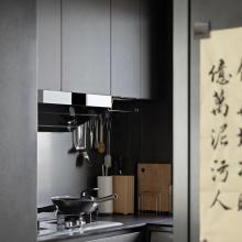 102㎡黑白極簡之家，融入侘寂風，慵懶、通透，還略帶酷感~