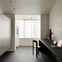 102㎡黑白極簡之家，融入侘寂風，慵懶、通透，還略帶酷感~