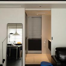 102㎡黑白極簡之家，融入侘寂風，慵懶、通透，還略帶酷感~