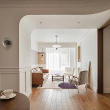 91㎡兩居改一居，柔和的色調,溫暖的材質,美好無處不在！