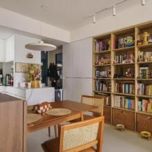 70㎡日系風(fēng)混搭小屋，溫馨感爆棚，宅家時光愜意無比！