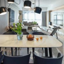 155㎡簡(jiǎn)約風(fēng)新房，材質(zhì)和顏色搭配，簡(jiǎn)單高級(jí)，做到了每一處都喜歡