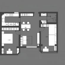 96㎡輕法式學(xué)區(qū)房改造