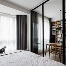 60㎡全通透日式一居，當(dāng)書房成為C位，窗前看書、燈下擼貓，真安逸！
