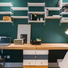 89㎡小三居，北歐風簡約精致，雙人書房很清新，真漂亮