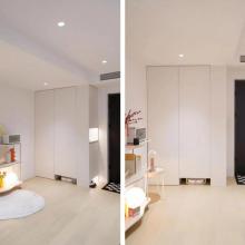 超美60㎡奶油風(fēng)小屋，去客廳化＋餐廚一體，讓小家好住翻倍！真棒