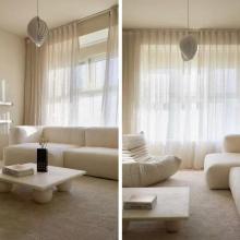 奶油色75㎡的“云朵小屋”，自然清新、高級(jí)又治愈，深深愛上了