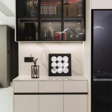 138㎡極簡(jiǎn)黑白灰：仿若隔山燈火，清簡(jiǎn)溫情的家居美學(xué)！