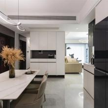 138㎡極簡(jiǎn)黑白灰：仿若隔山燈火，清簡(jiǎn)溫情的家居美學(xué)！