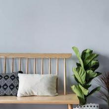 72㎡小戶型北歐混搭風(fēng)藍(lán)灰主調(diào)，陽(yáng)臺(tái)榻榻米休閑兼收納