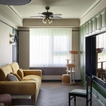 69㎡精裝房改造南洋復(fù)古風(fēng)，每一處都美到心坎，進(jìn)門就被迷住！?