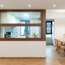 128㎡原木中古風(fēng)：巧用留白與軟裝，打造通透舒適居所！