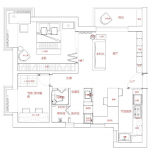 奶油風(fēng) 滿分收納，小戶型也能寬敞舒適且好看好??！