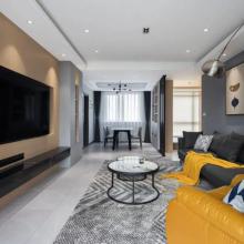 126㎡現(xiàn)代簡約，低調(diào)的灰色布置出溫馨自然的舒適感