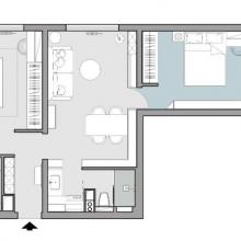 簡(jiǎn)潔素雅的65㎡小家，也有強(qiáng)大的隱藏功能！
