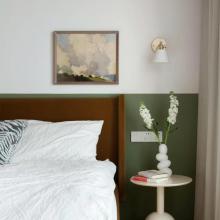 137㎡改造，復(fù)古色系的碰撞，如踏入莫奈的花園~