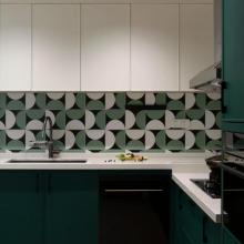 137㎡改造，復(fù)古色系的碰撞，如踏入莫奈的花園~