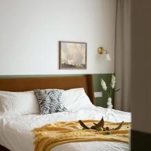 137㎡改造，復(fù)古色系的碰撞，如踏入莫奈的花園~