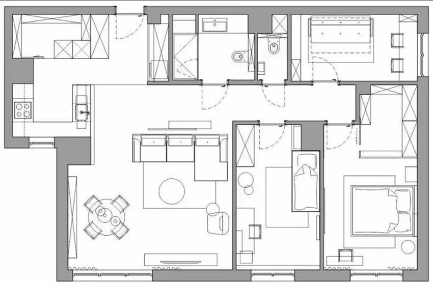 巧妙隔斷打造通透陽光家