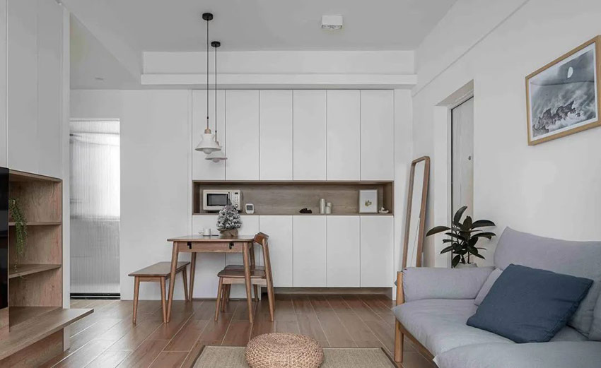 90后夫妻64㎡新房，極簡裝修，卻布置得精致高級！太有品位了