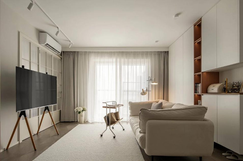 奶油風(fēng)+滿分收納，小戶型也能寬敞舒適且好看好??！