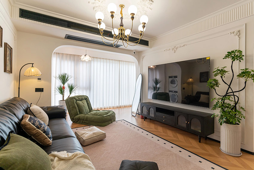 101㎡中古風格：時光交織，空間里的溫暖與巧思！