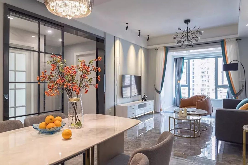 72平米的現(xiàn)代風小戶型