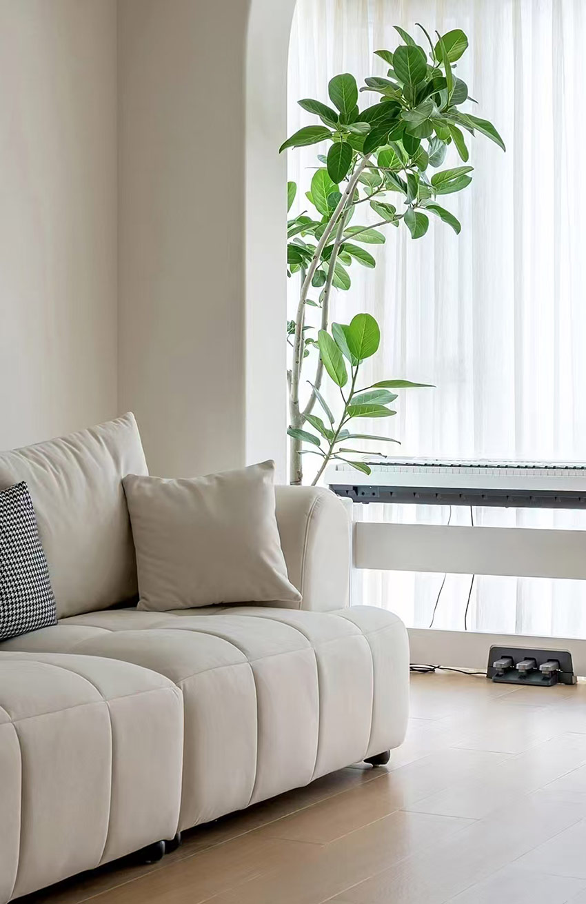 70㎡奶油原木風(fēng)小家，竟能住出100㎡的舒適與格調(diào)，小戶型快來抄作業(yè)！